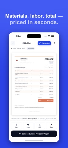 Invoice Maker - InvoFlow screenshot