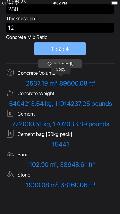 Concrete & Topsoil Calculator screenshot-5