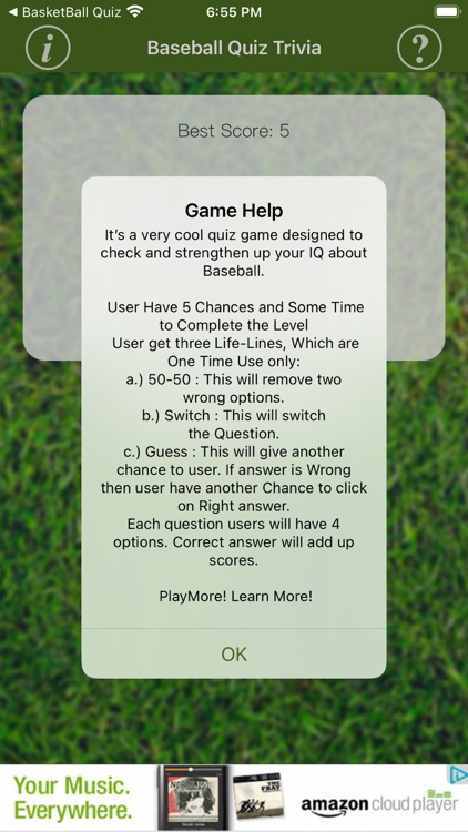 BaseBall Quiz Trivia