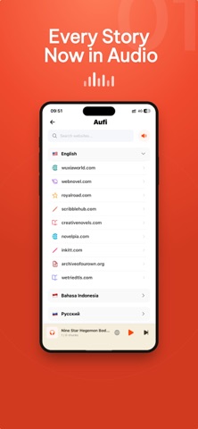 Aufi: Story Audiobooks Anytime screenshot 4
