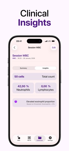 CliniCheck: WBC & Cell Counter iPhone screenshot
