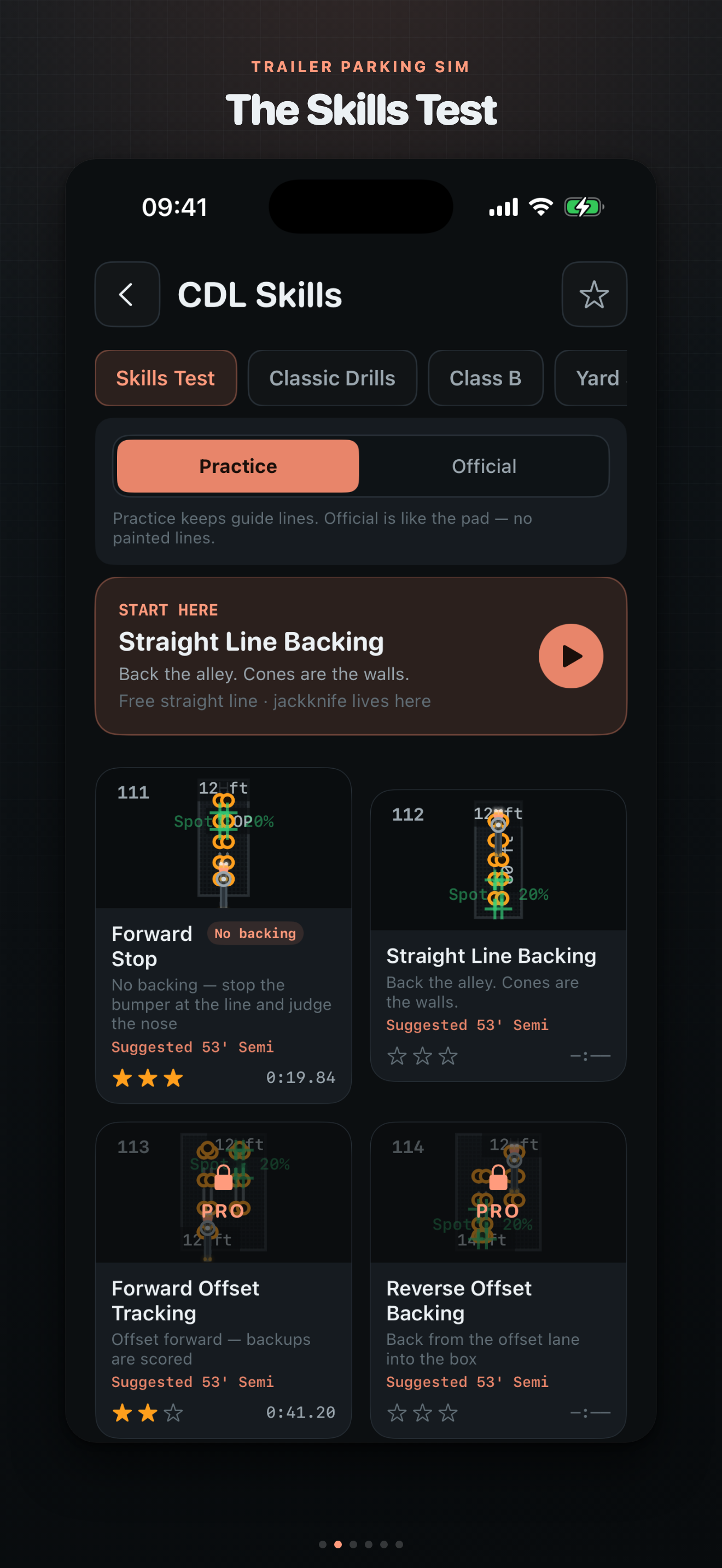 Trailer Parking Sim: CDL Truck screenshot 2