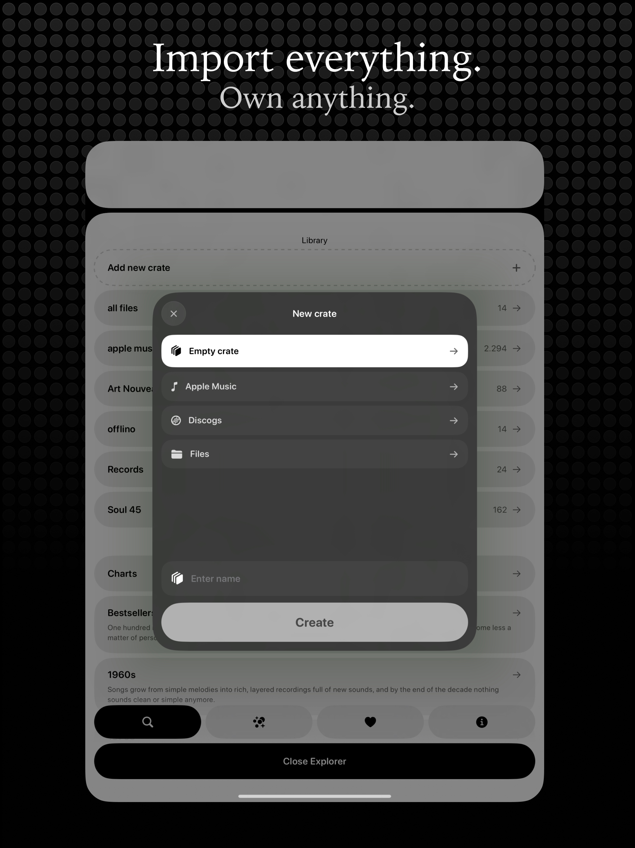 Records: Album Player