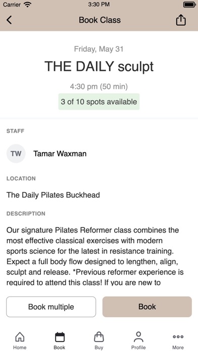 The Daily Pilates Screenshot