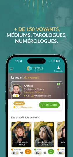 Capture d'écran de IVoyance: Consultation & Tarot sur iPhone 3