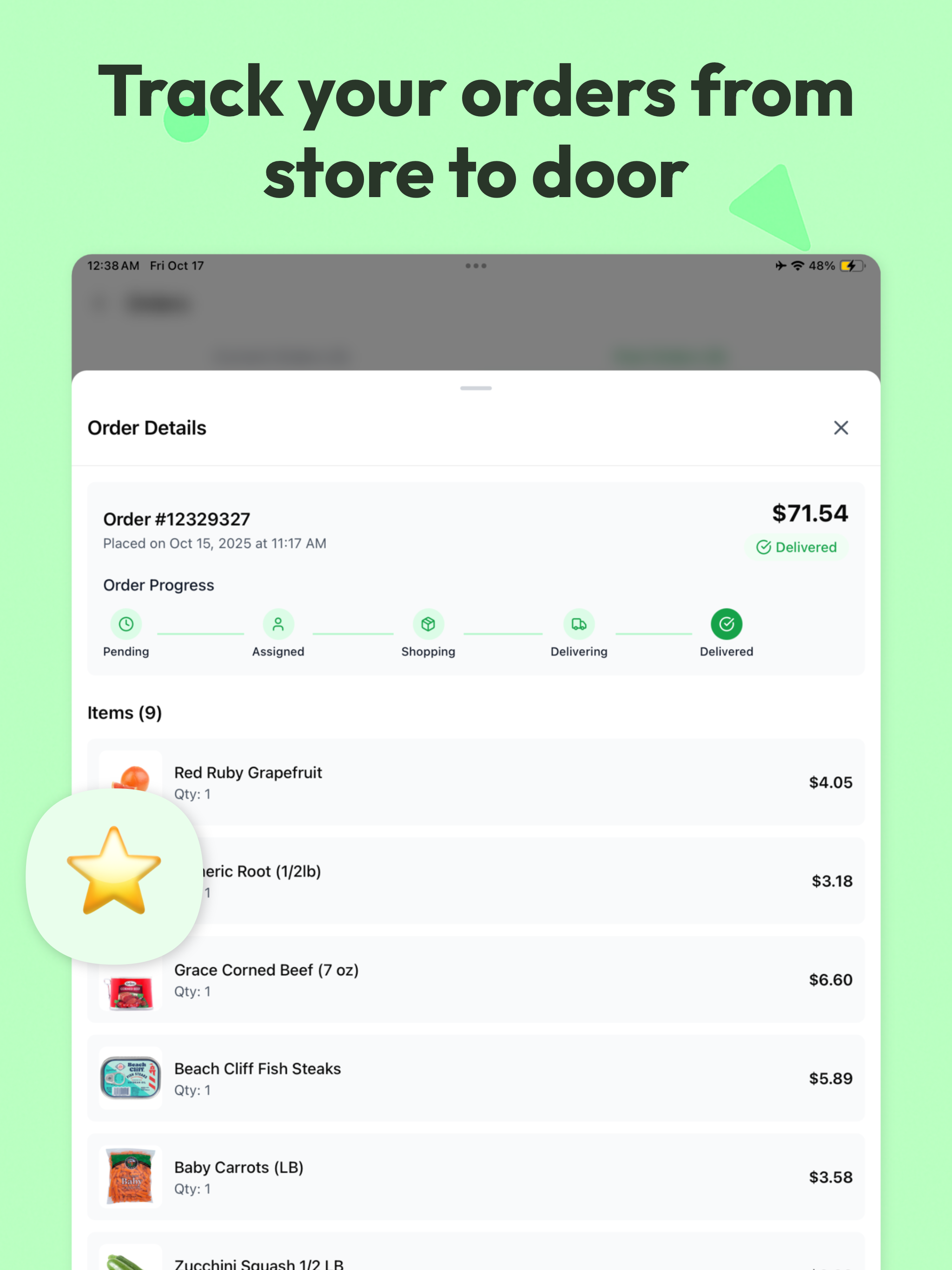 Island Cart: Grocery Delivery