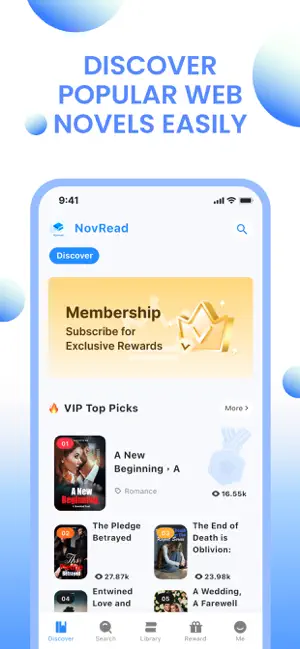 NovRead iPhone screenshot 2
