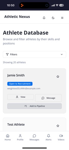 Athletic Nexus screenshot