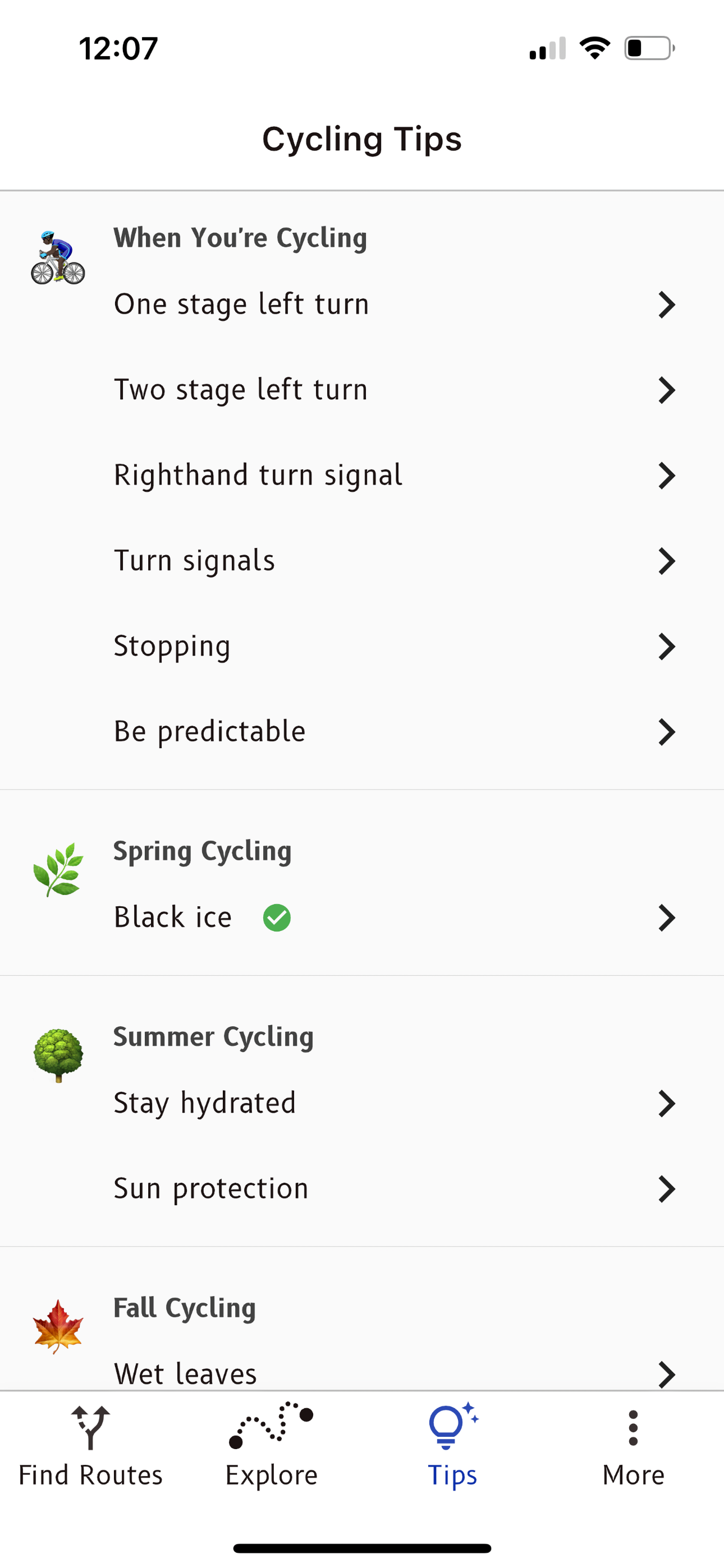 Cycling Guide screenshot 3