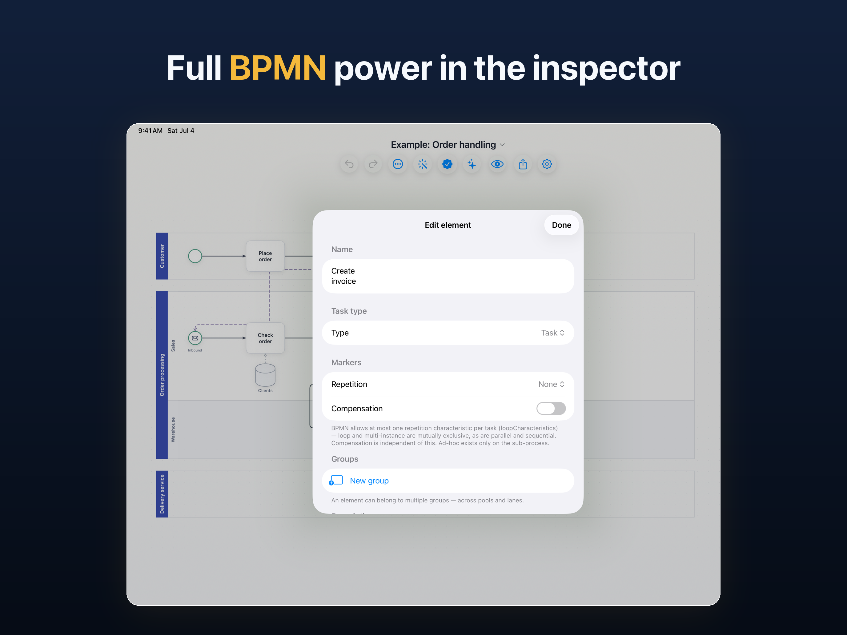 AIxFlow – BPMN Modeler screenshot 7