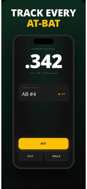 Baseball Stats Tracker screenshot 1
