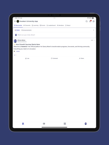 AwakenU iPad screenshot