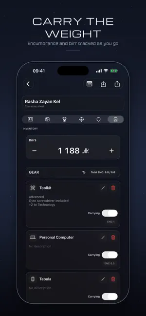 Tabula: Profile screenshot 1