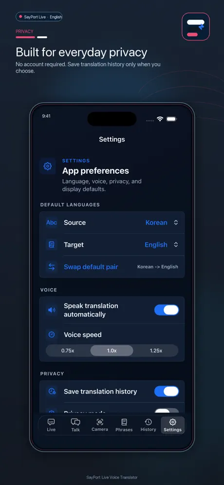 SayPort screenshot 5