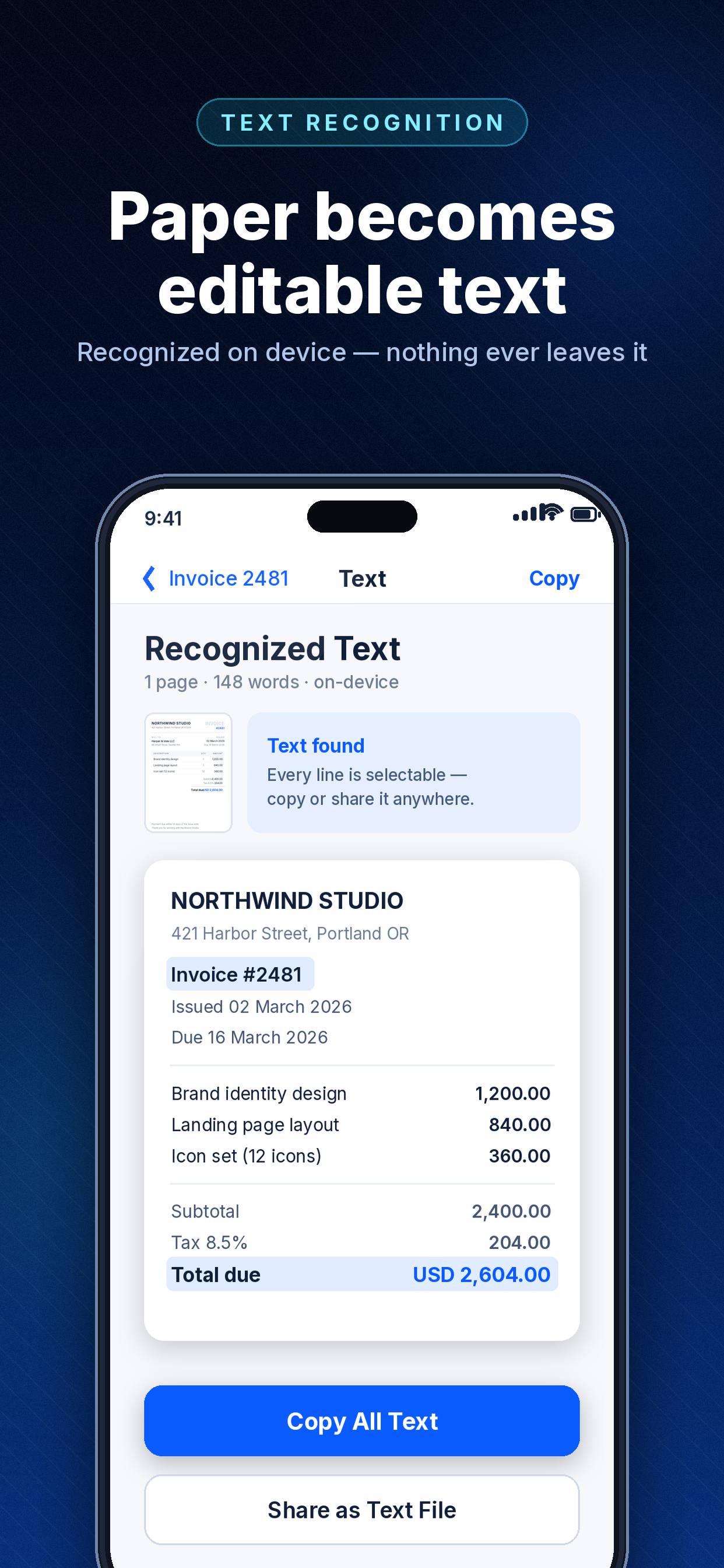 Scan & Sign PDF Scanner screenshot 3