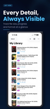 eComics: CBR CBZ Comic Reader screenshot 2