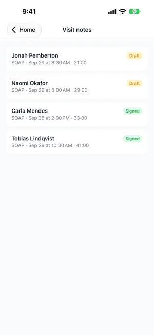 VoxHealth Staff screenshot 2