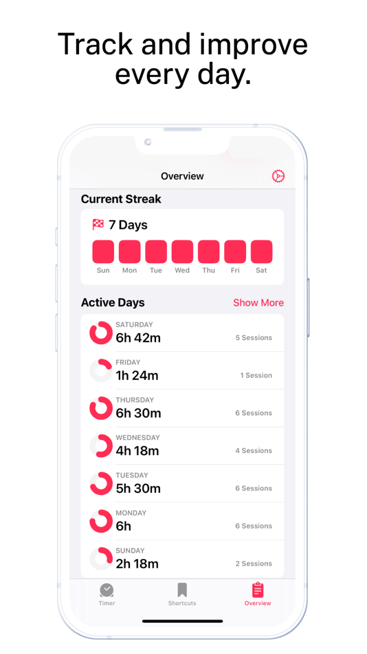 #4. Timella: Study & Work Timer (iOS) 由: Jordan Andrade Carlota