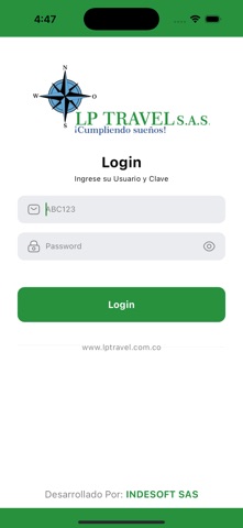 App screenshot