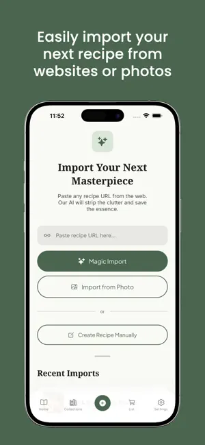 Recipea: AI Recipe Saver screenshot 2