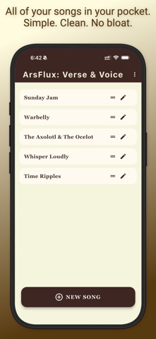 Verse & Voice: Songbook Screenshot 1 of 3