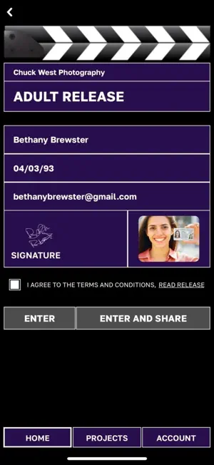 10 Talent Release screenshot 3