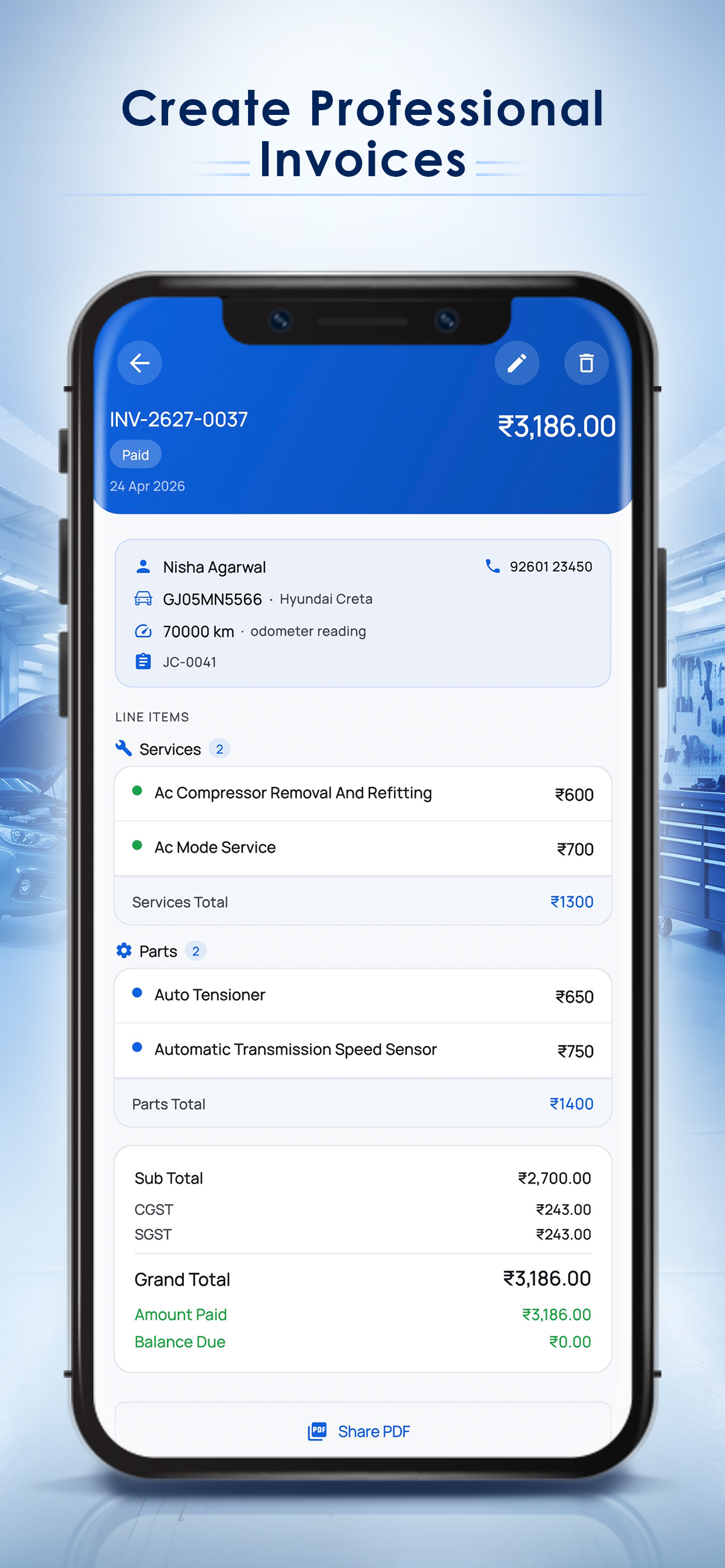 Mechanic Mate - Garage App screenshot 3
