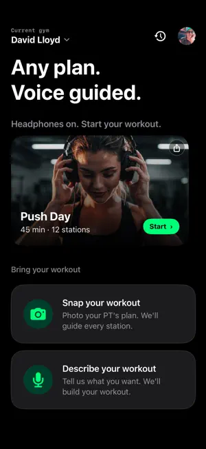 GymVoice screenshot 1