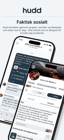 Hudd - Nordisk sosialt medium screenshot