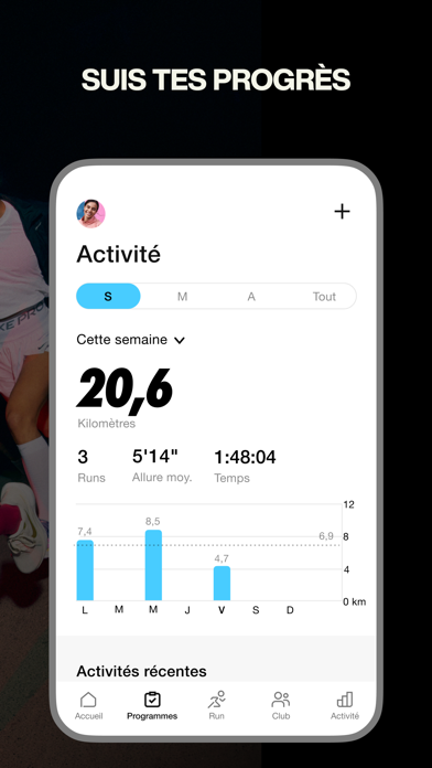 Screenshot #2 pour Nike Run Club : running, santé