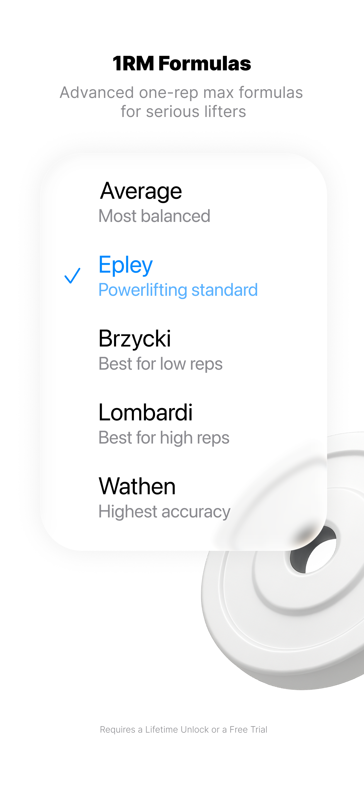 Plates: Weightlifting Log