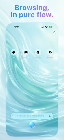 Astor — Liquid Glass Browser Screenshot 1 of 7