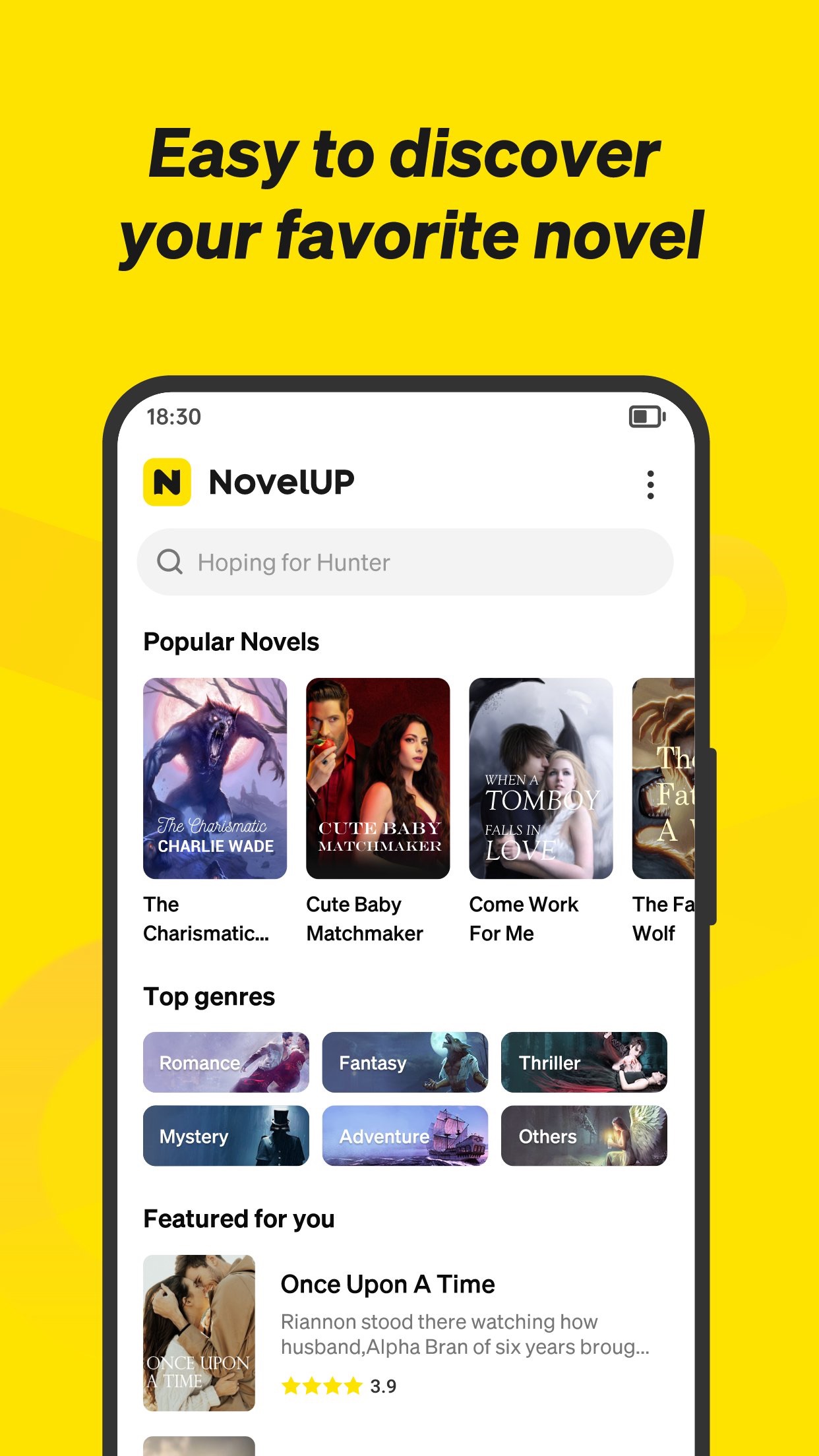 NovelUP - Webnovel & Fictions screenshot 2