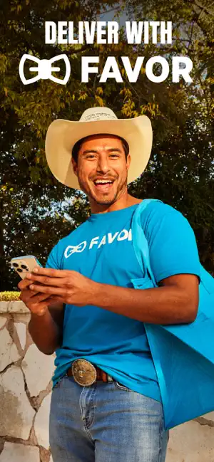 Favor Runner: Deliver & Earn iPhone screenshot 1