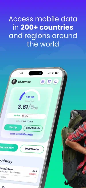 eSimLive: eSIM Travel Internet screenshot 2