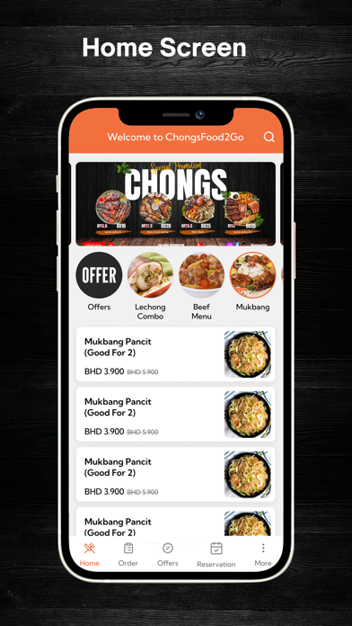 Chongs Foods Screenshot