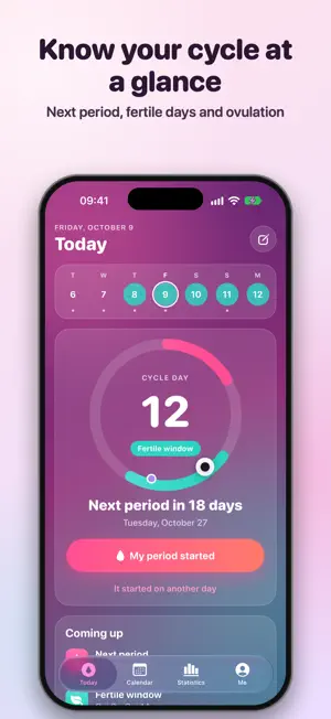 Menstrual Calendar & Tracker screenshot 1