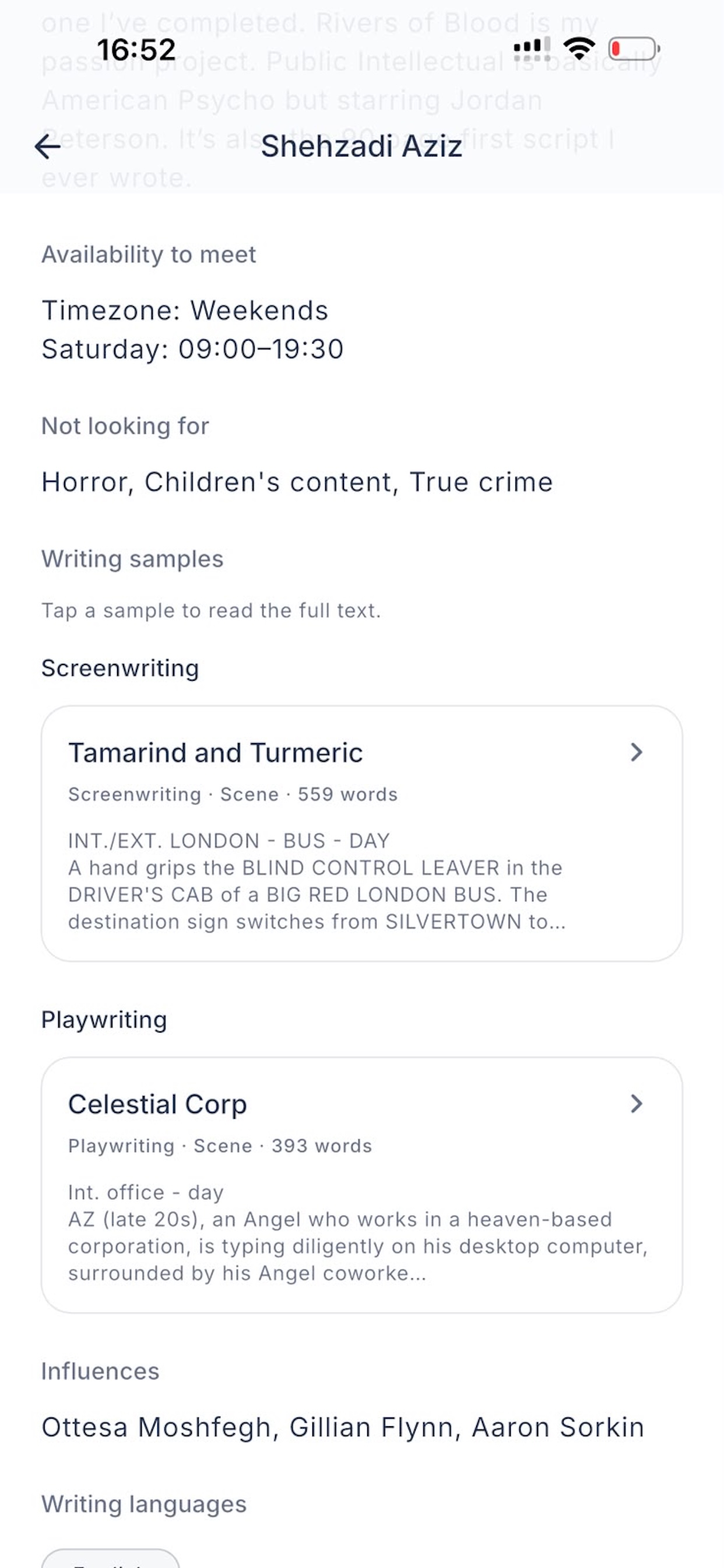 Writer Match screenshot 4