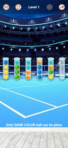 Tennis Ball Sort Puzzle Screenshot 7 of 7