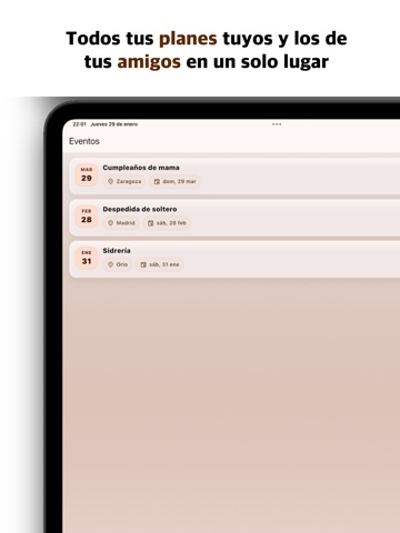 Planazo Pro iPad screenshot