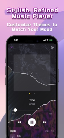 Warble - Music Player iPhone screenshot