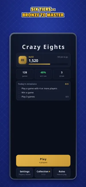 Crazy Eights: Offline Card screenshot 4