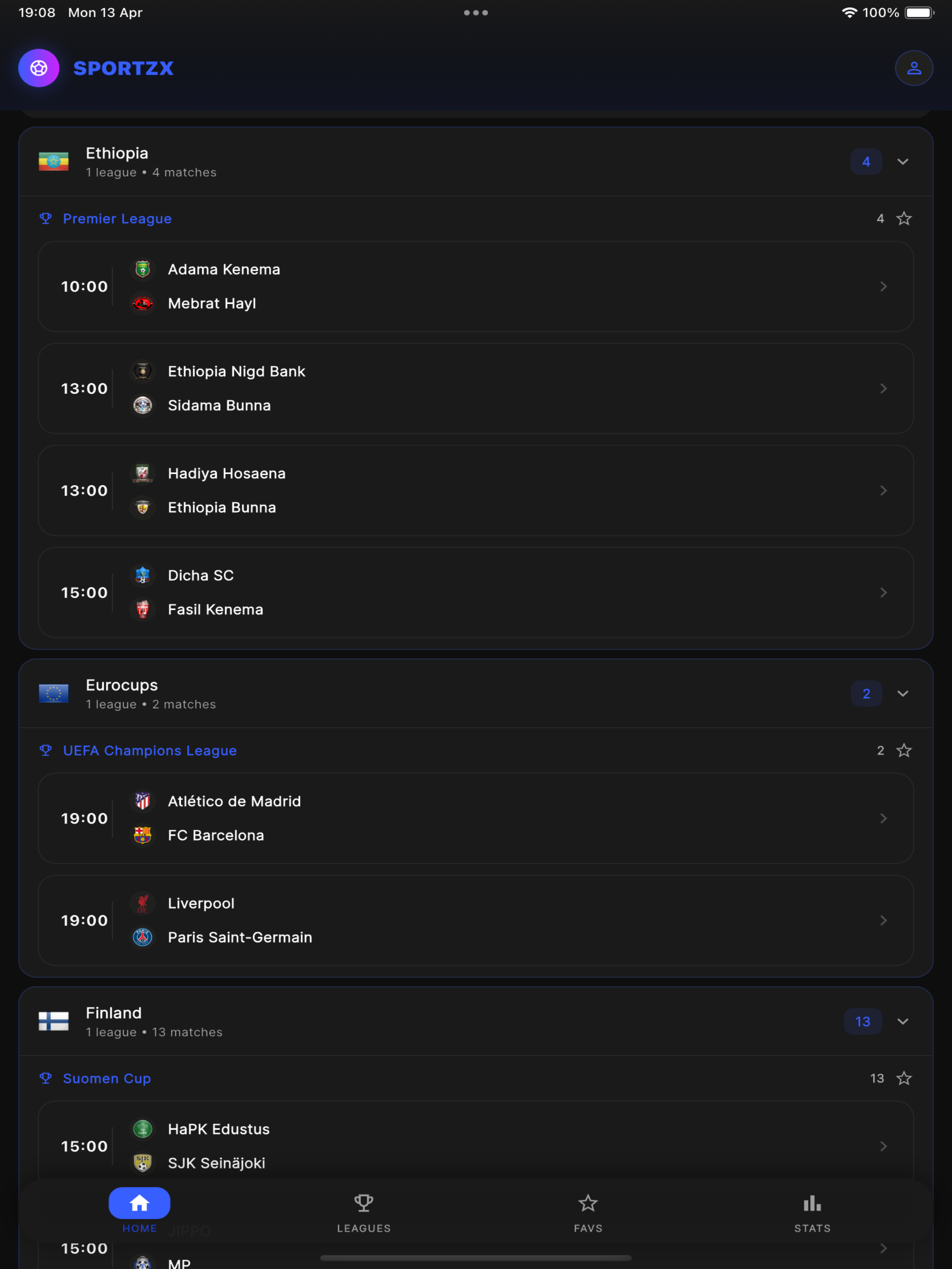 SportzX : Live Score screenshot 5