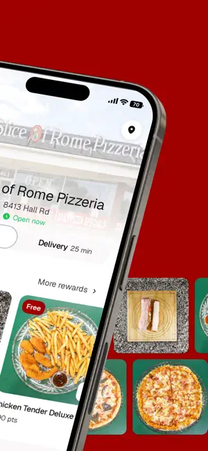 A Slice of Rome Pizzeria iPhone App