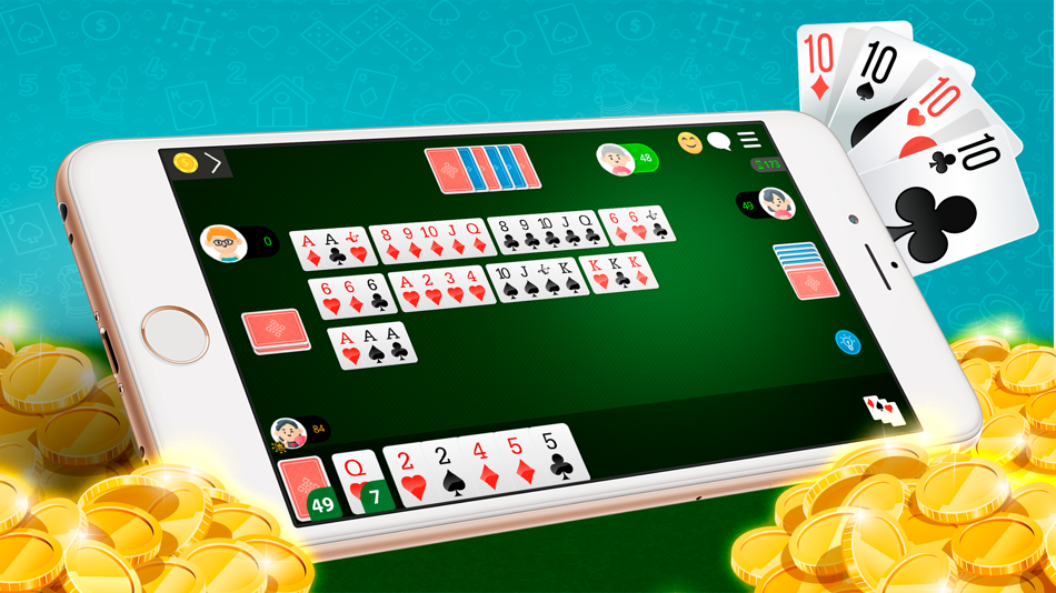 #1. Scala 40 - Gioco di Carte (iOS) 来自: Megajogos Entretenimento Ltda