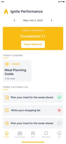 Ignite Coach screenshot