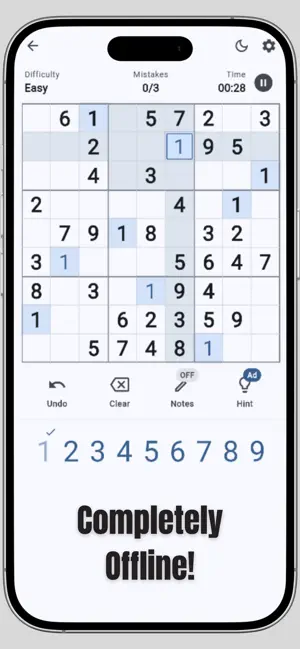 Sudoku Classic by Sebmist screenshot 3