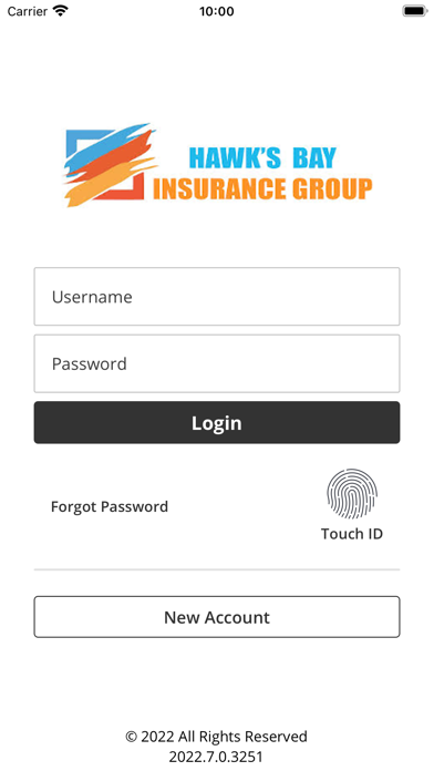 Hawk's Bay Insurance Online Screenshot