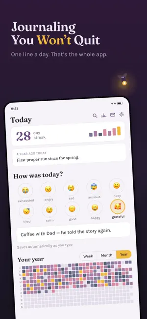 Lumi: One Line Journal screenshot 1