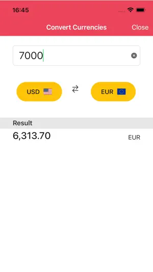FV Currency Converter screenshot 2